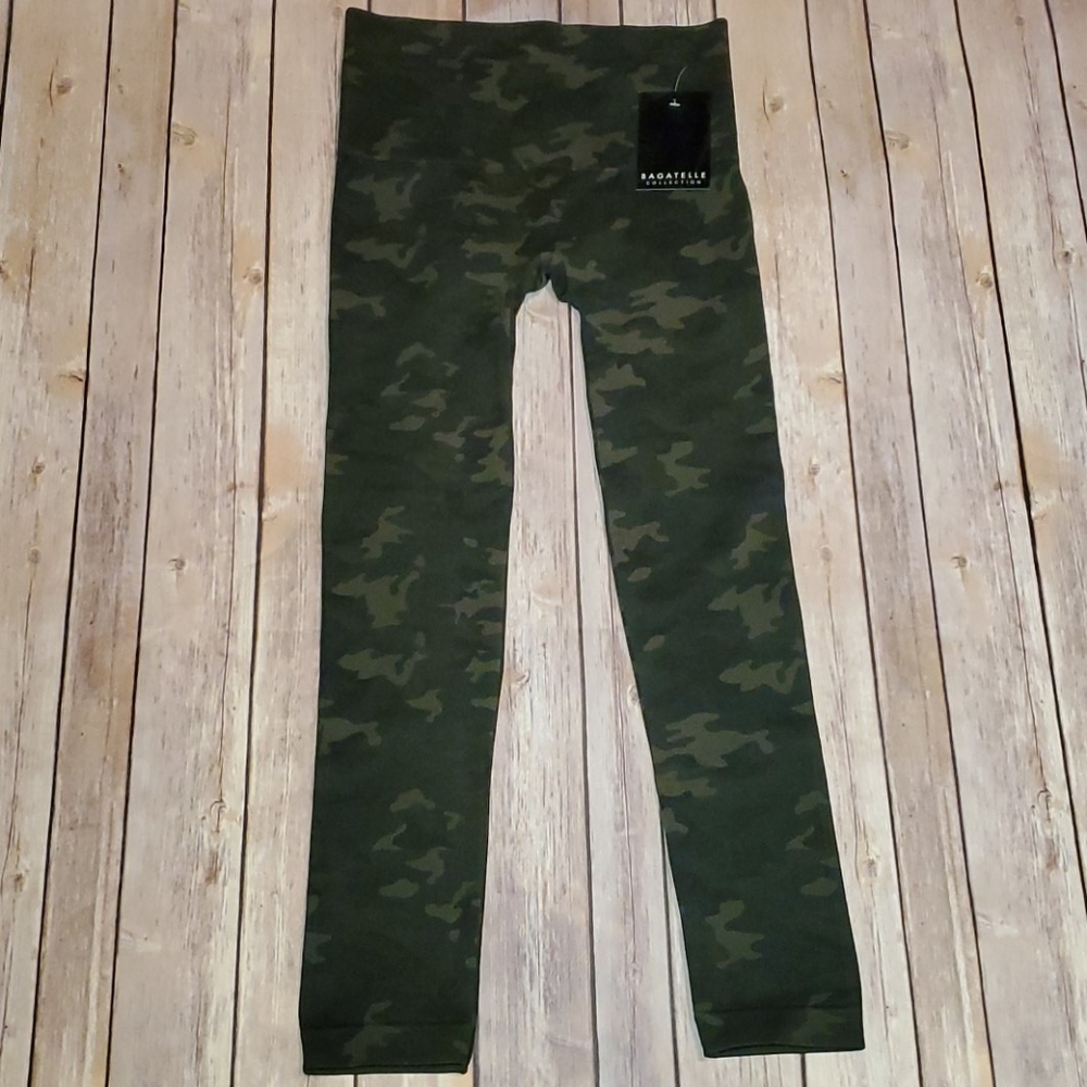 Bagatelle Camo High Rise Booty Lift Leggings